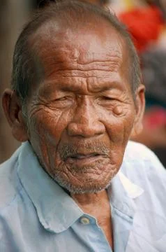 Old man close up Foto stock