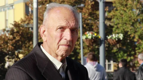 Old Man Video stock 33036737