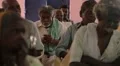 Old man with green scarf in India HD Footage