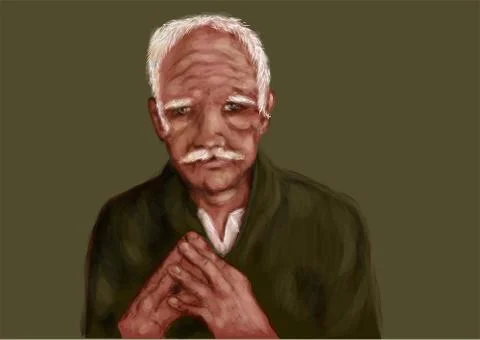 Old man Stock Illustration