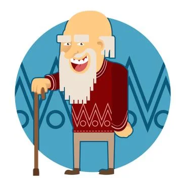 Old man Stock Illustration