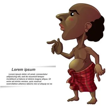 Old man. Stock Illustration