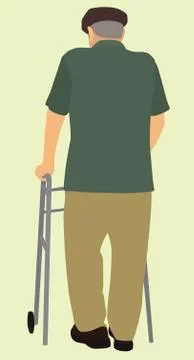Old Man Stock Illustration