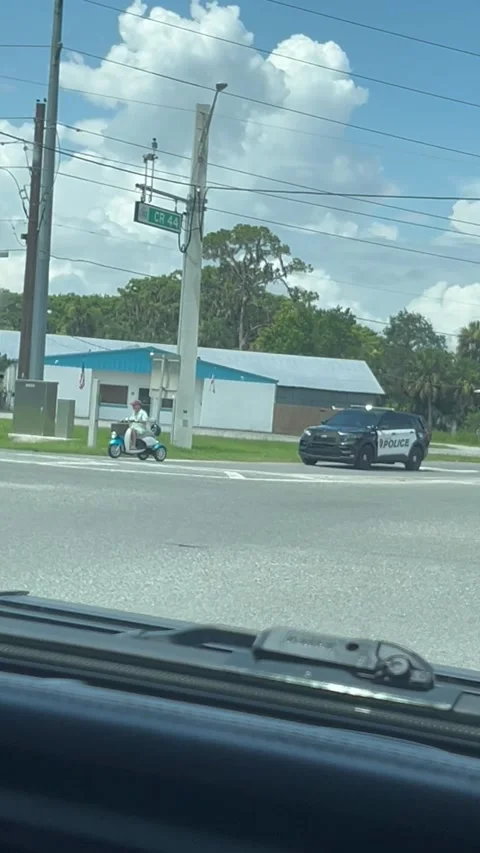 Old Man Makes a Run for It, Eustis, Florida, USA - 16 Jun 2025 Stock Footage 311590026