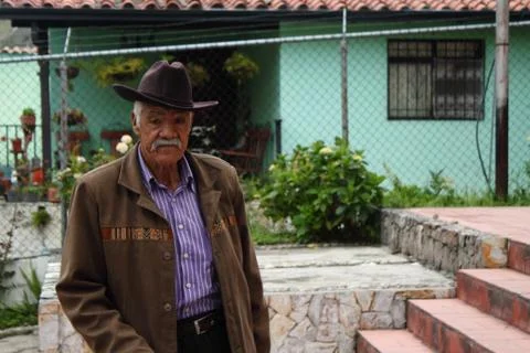 Old Man in Merida Stock Photos