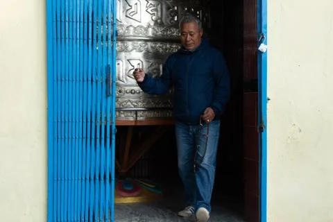 Old Man Praying Stock Photos