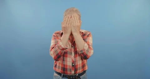 Old man showing different face expressions 스톡 동영상 114127239