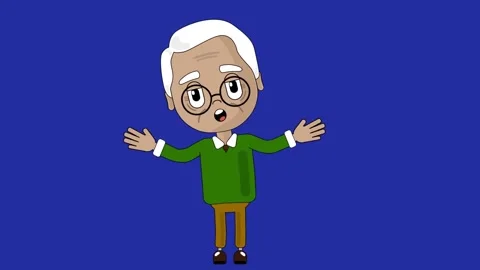 old man dancing clipart icons