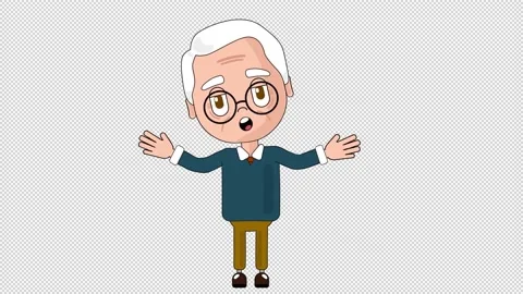 old man dancing clipart icons