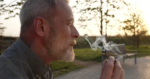 a drag of a cigarette Can single kill you? man takes a drag on