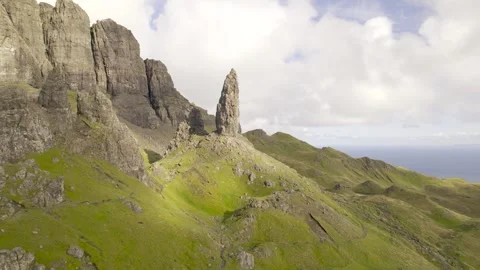 Old man of storr 2 Stock Footage 263147797