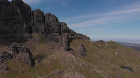 Old Man of Storr 3 Stock Footage 214263114