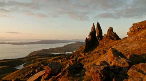 The Old Man of Storr Stock Footage 10958728
