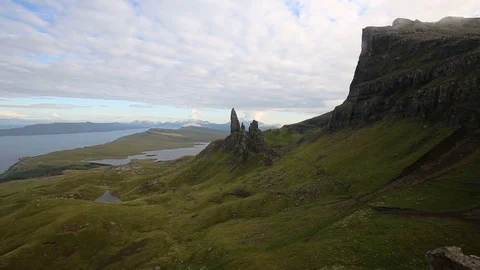 Old Man of Storr Stock Footage 77620413