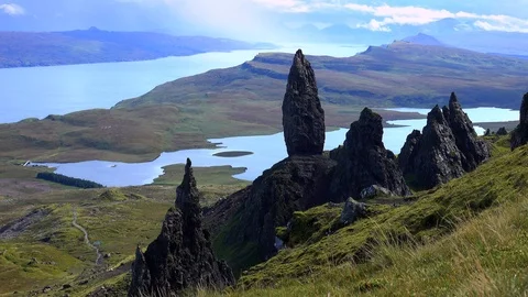 Old Man of Storr Stock Footage 122241933