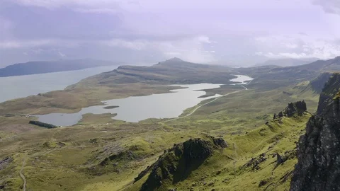 Old Man of Storr Stockbeeldmateriaal 122244823