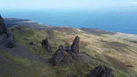 Old Man Of Storr Stockbeeldmateriaal 197461578