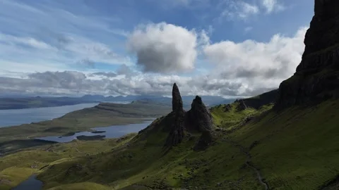 Old Man of Storr Stock Footage 301236212