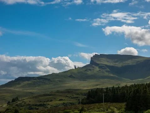 The old man of storr Stock Photos