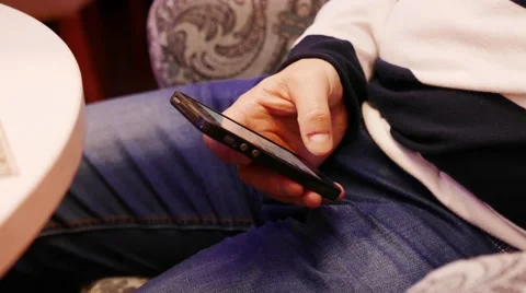 Old man using smartphone Stock Footage 59009199