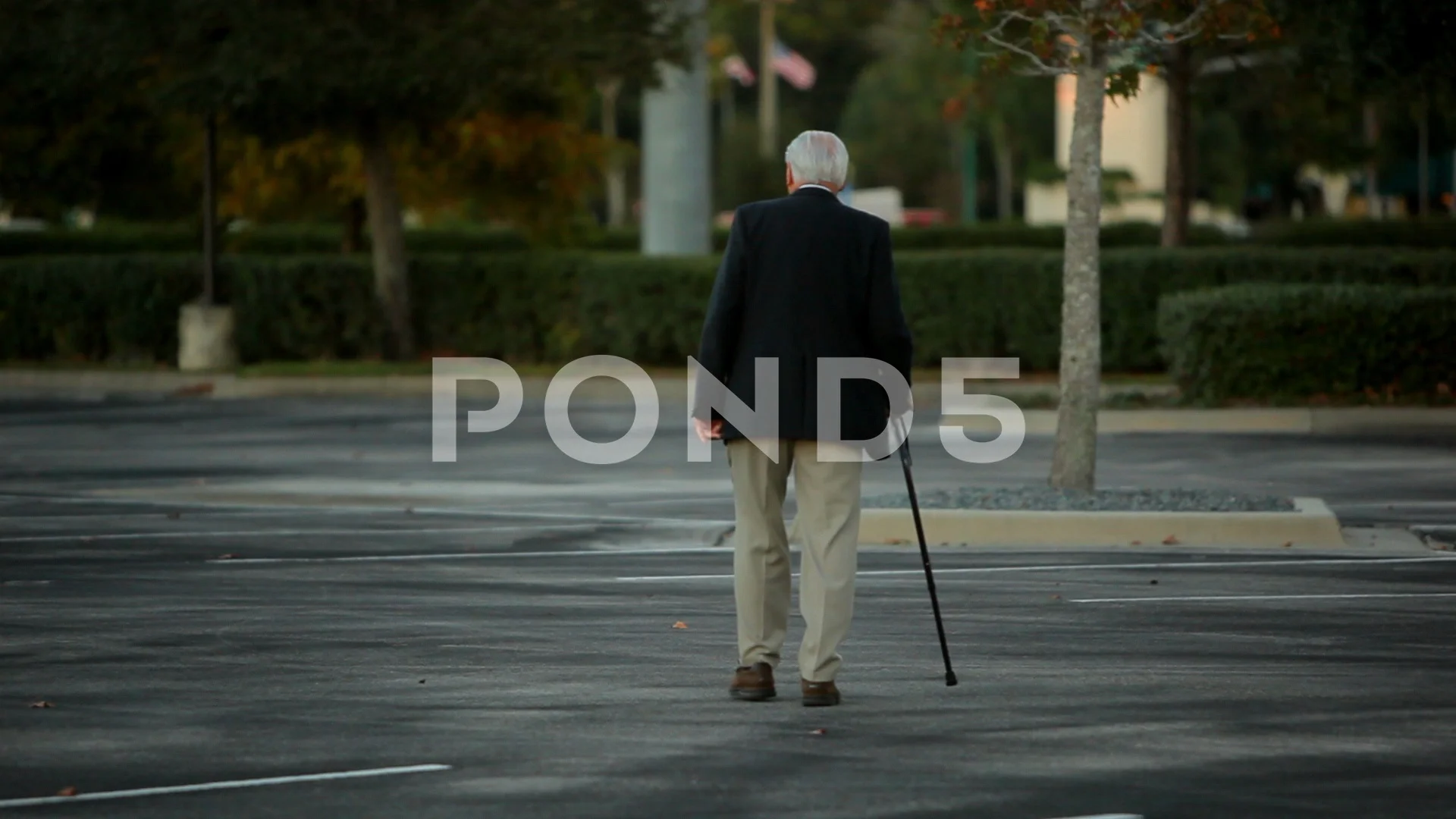 old man walking away