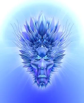 Old Man Winter Stock Illustration