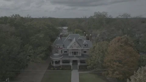 Old Mansion House Stock Footage 264072840