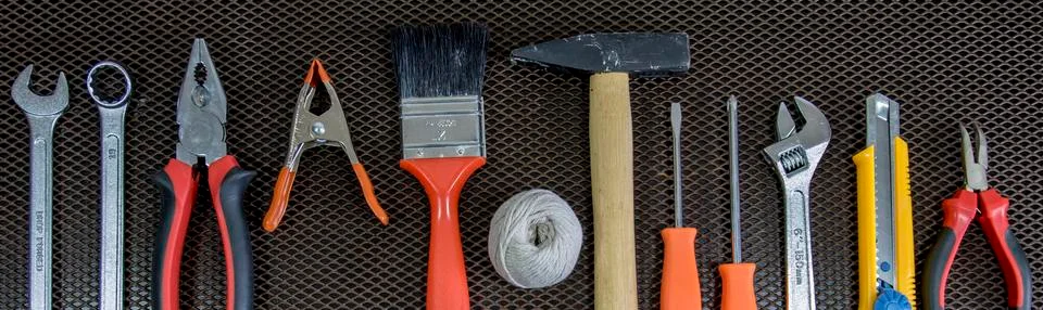 Old manual tools Stock Photos