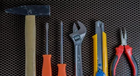 Old manual tools Stock Photos