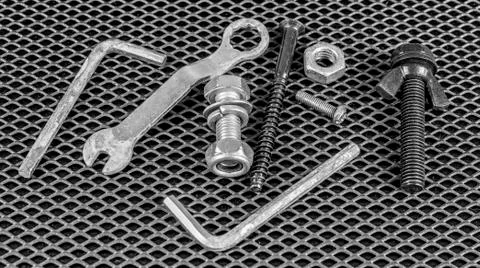 Old manual tools Stock Photos