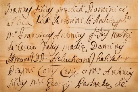 Old manuscript Stock Photos