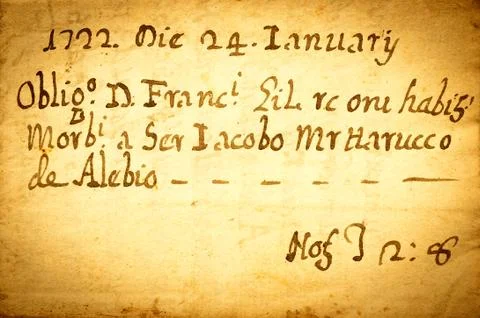 Old manuscript Stock Photos