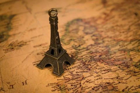 Old map decorations. Stock Photos