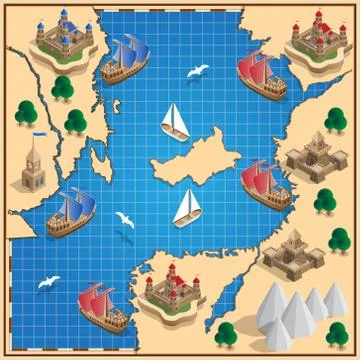 Old map. Stock Illustration