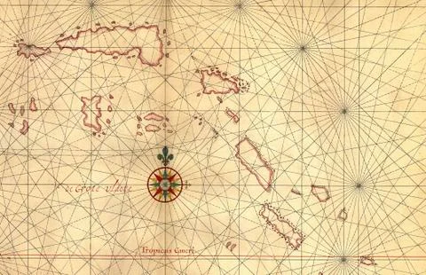 Old map Stock Photos