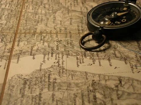 Old map Stock Photos