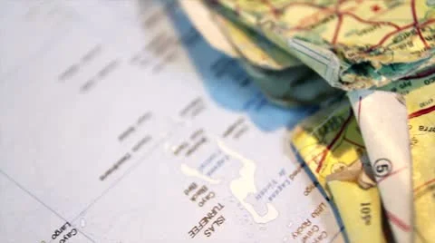 Old Maps Stock Footage 8976037