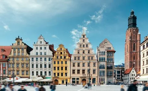 Old market square Stock Photos