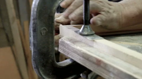 The old master carpenter Stock Footage 61434560