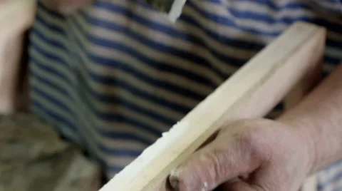 The old master carpenter Stock Footage 61436361