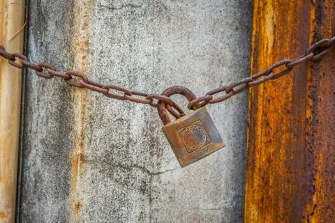 Old master key rustry in soft light Stock Photos