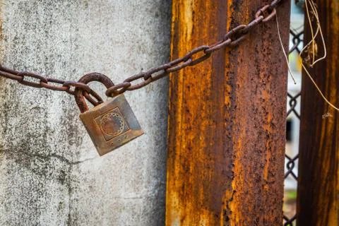 Old master key rustry in soft light Stock Photos