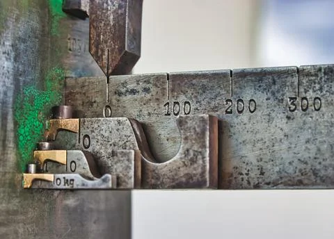 Old measuring instrument Stock Photos