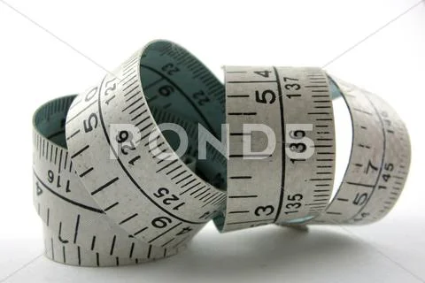 Old measuring tape Stock Photos