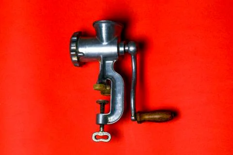 Old meat grinder Stock Photos