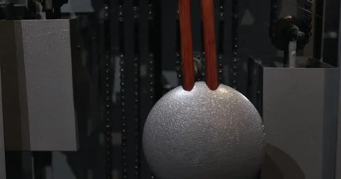 Old mechanical clock pendulum swing Stock Footage 277464686