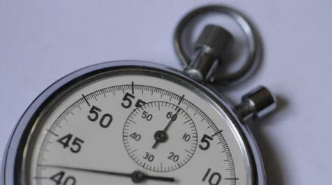 Old mechanical stop watch Vídeo Stock 67807783