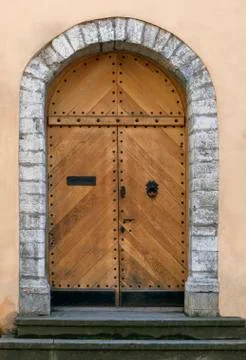 Old medieval gate Stock Photos