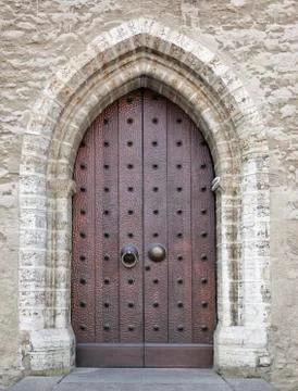 Old medieval gate Stock Photos