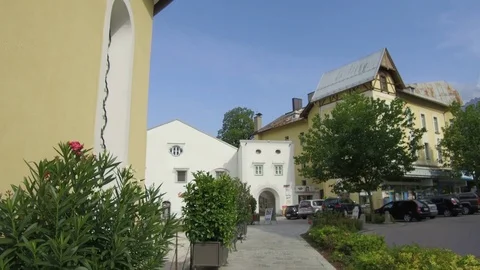 Old medieval house, Lienz Stock Footage 79656616
